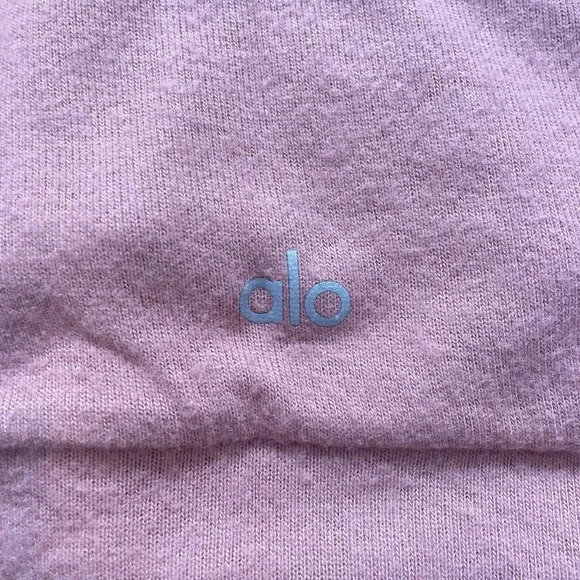 ALO Yoga Women's NWT Alolux Cropped Me Time Cardigan Sweater Terracotta Medium - Picture 8 of 8